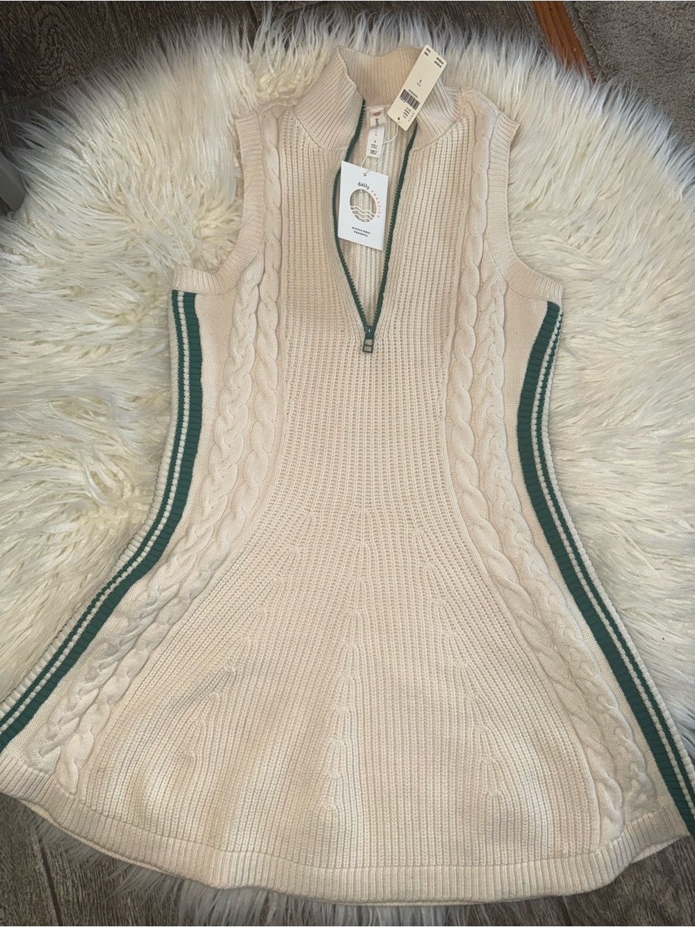Anthropologie half zip mini dress 
SOLD OUT ONLINE